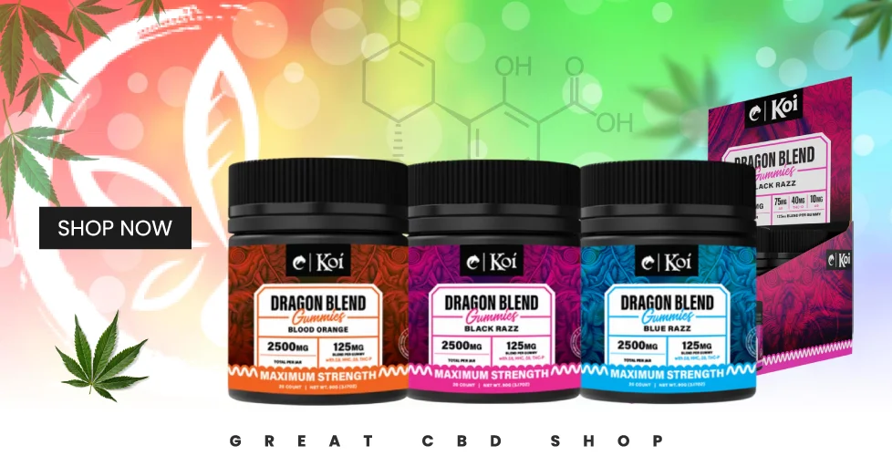 Koi Dragon Blend Gummies 2500mg
