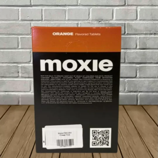 Moxie 7-Hydroxy + Pseudo Tablets Bulk Case Deal Orange Supplement Facts
