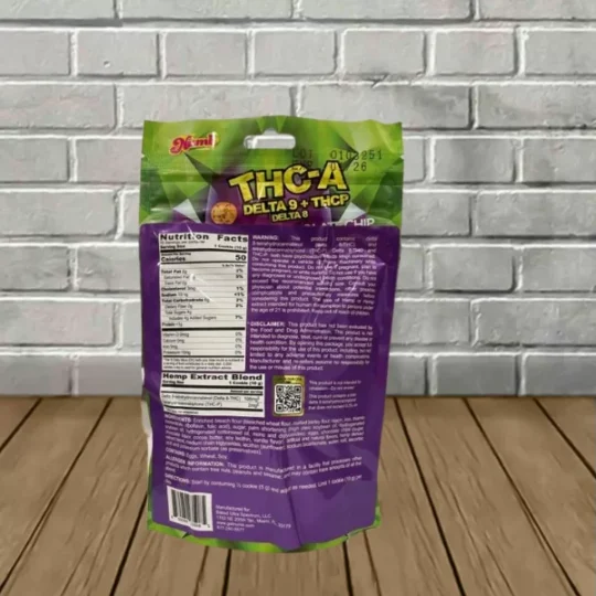 Numb Cannabis Co Delta 8 THC + THCP The Ocky Way Cookies 1100mg Supplement Facts