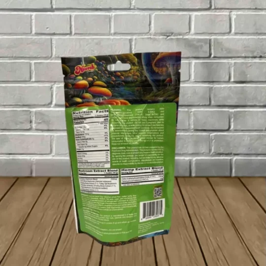 Numb Shrooms Choc Chip Cookies Delta 8 THC THCP 3600mg Supplement Facts