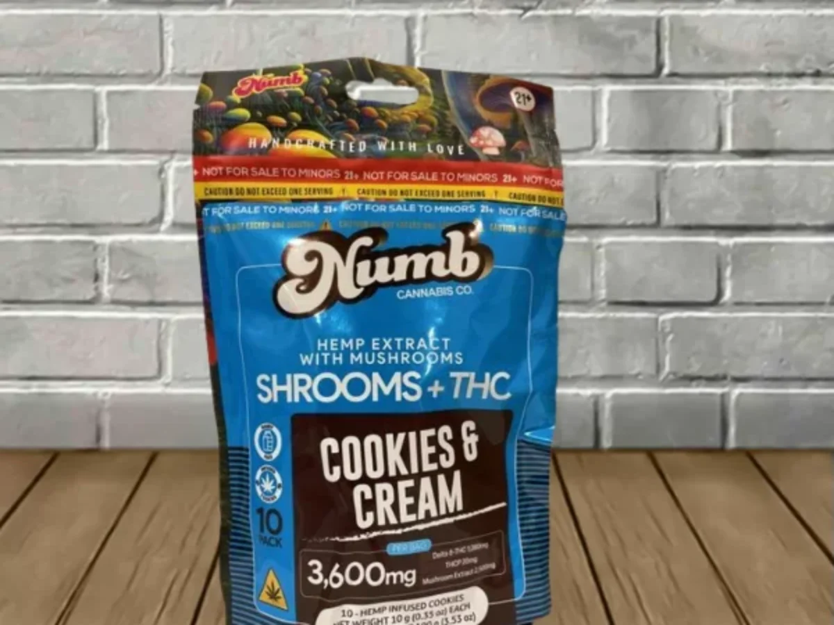 CBD WAX 【8g】90% コロラド州 Numb Shrooms Delta 8 | THCp Cookies n Cream 3600mg - Great CBD Shop