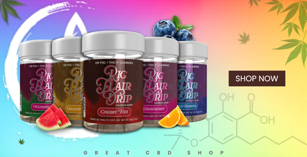 Ric Flair Drip D9 + THCP Gummies 200mg 