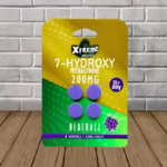 Xtreme Speciosa 7-Hydroxy 200mg Blister Pack - Blue Razz -- Singe 4ct Blister Pack