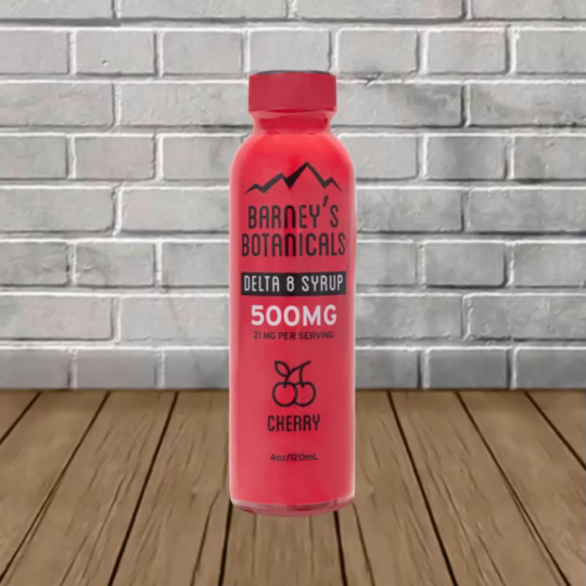 Barney's Botanicals Delta 8 THC Syrup 500mg - Cherry