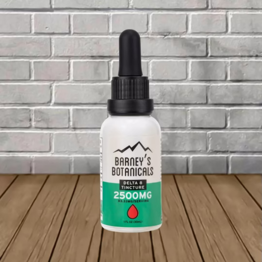 Barney's Botanicals Delta 8 THC Tincture - 2500mg Tincture
