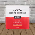 Barney's Botanicals Delta 9 THC Cereal Bars 160mg - Lucky Puff