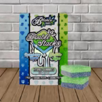 Blanco Double Stacks 2000mg Gummies 2ct - Raspberry Rain + Electric Lime Hybrid Gummies 2ct Pack