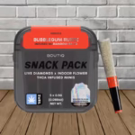 Boutiq Snack Pack Live Diamonds Minis (5ct) 2.5g - Bubblegum Runtz Flower infused with Rainbow Belts -- Indica