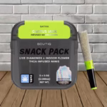 Boutiq Snack Pack Live Diamonds Minis (5ct) 2.5g - Cactus Jack Flower infused with Gelonade -- Sativa