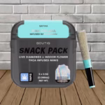 Boutiq Snack Pack Live Diamonds Minis (5ct) 2.5g - Pina Colada Flower infused with Blueberry -- Sativa