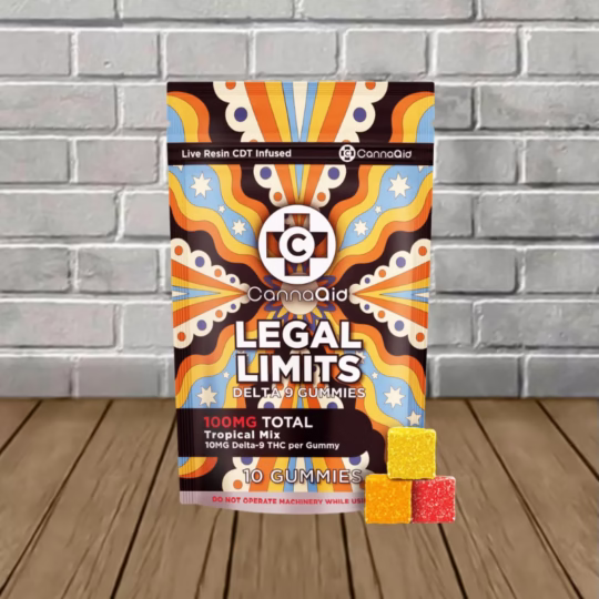 CannaAid Legal Limits Delta9 THC Gummies 750mg - Tropical Mix