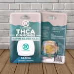 CannaAid THCa Diamonds Dab 1g - Super Silver Haze -- Sativa