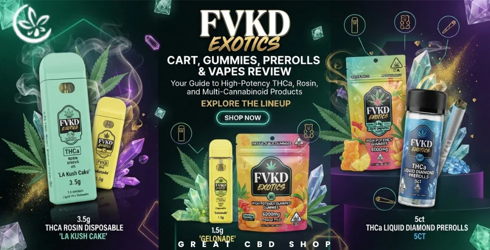 FVKD Exotics Cart, Gummies, Prerolls & Vapes Review