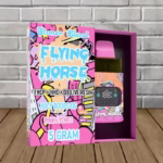 Flying Horse Stoner Blend THCp + HHC + D8 Disposable Vape - 5g - Juicy Boobs OG -- Sativa + Pink Lychee Indica DISPOSABLE