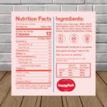 Happy Fruit - Raspberry Remedy - Nutrition Facts