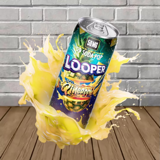 Looper D9 Soda Pop 50mg - Pineapple Single Can