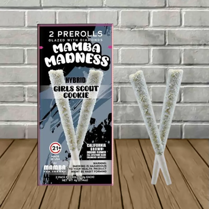 Mamba Madness THCa Diamond Glazed 2ct 4g - Girl Scout Cookies -- Hybrid