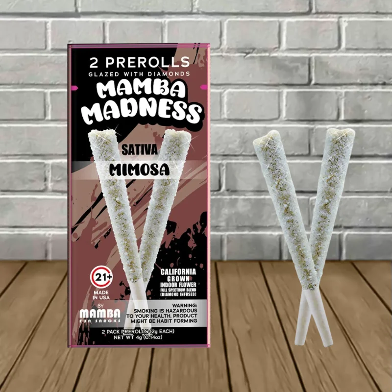Mamba Madness THCa Diamond Glazed 2ct 4g - Mimosa -- Sativa