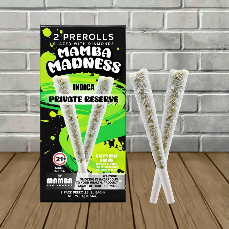Mamba Madness THCa Diamond Glazed 2ct 4g - Private Reserve -- Indica