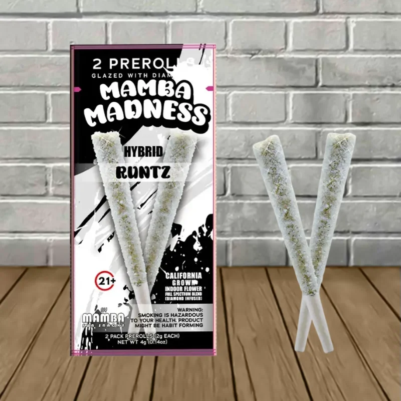Mamba Madness THCa Diamond Glazed 2ct 4g - Runtz -- Hybrid
