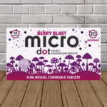 Microdot Magic Mushroom Tablets 10pk - Berry Blast