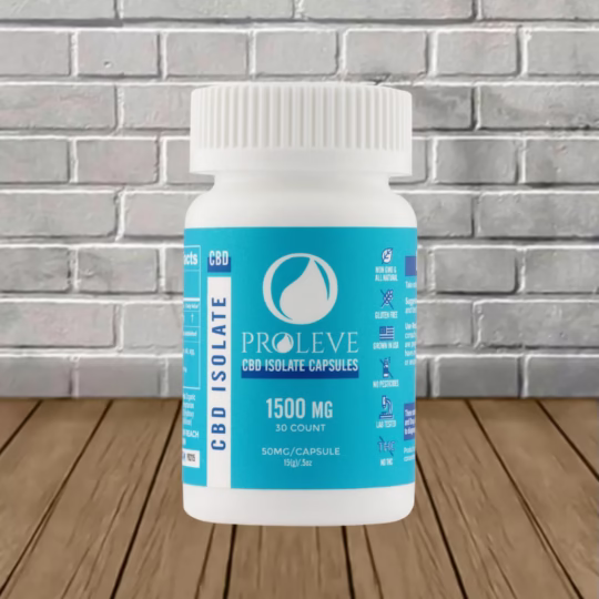 Proleve CBD Isolate Capsules 1500mg