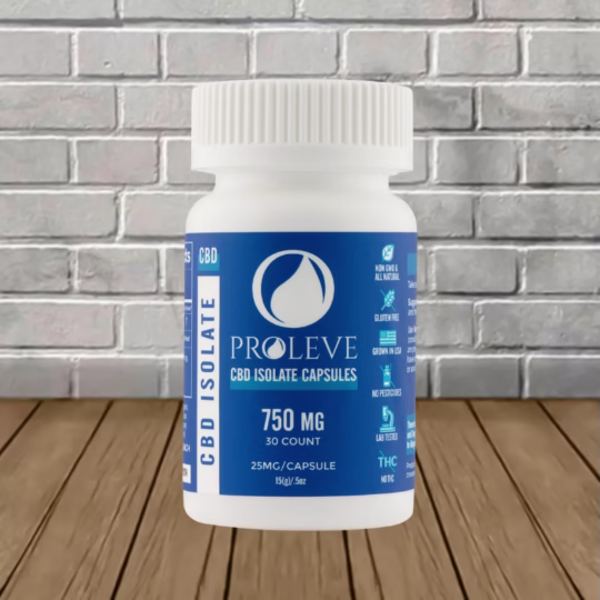 Proleve CBD Isolate Capsules 750mg