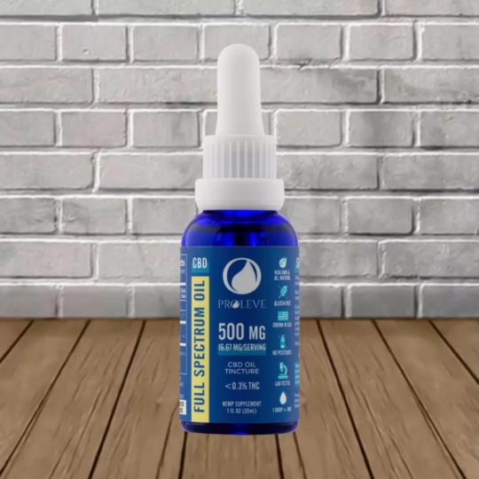 Proleve Full Spectrum CBD Tincture 500mg