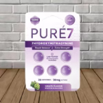 Pure7 7-OH Rapid Release Extra Strength Chewable Tablets 30mg - Grape 5ct Single Blister Pack