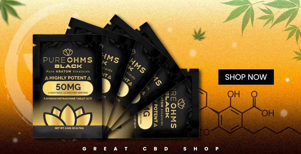 Pure Ohms Black 50mg 7-Hydroxy Tablet