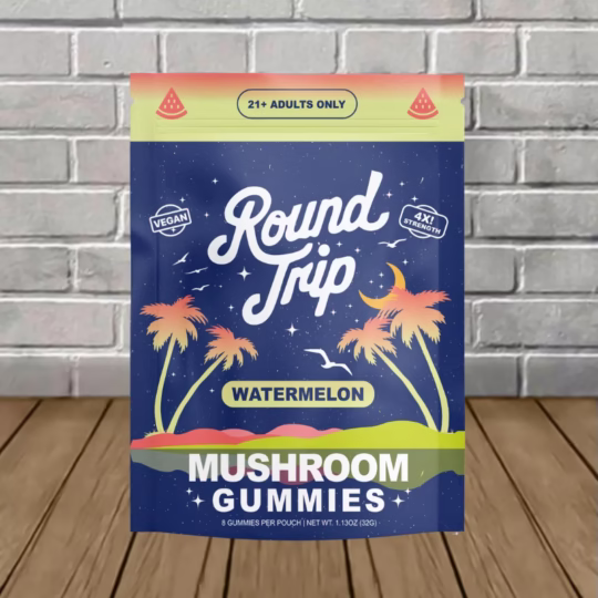 Round Trip Mushroom Gummies - Watermelon