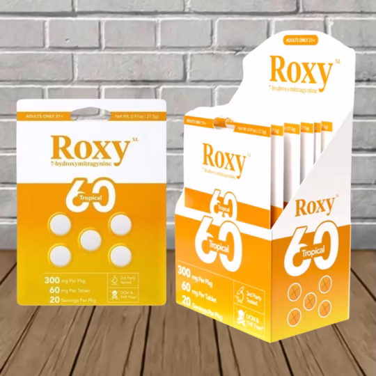 Roxy XL 7-hydroxymitragynine Tablets 60mg - Tropical
