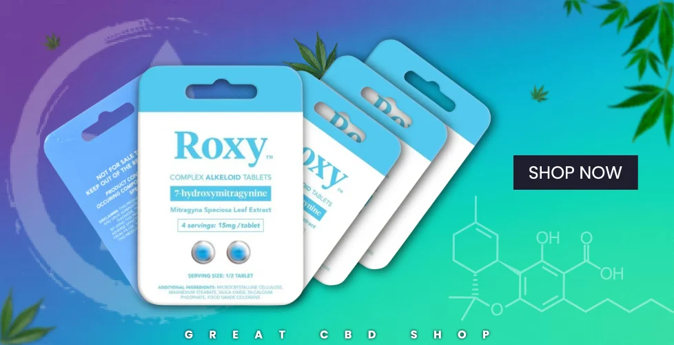 Roxy Complex Alkeloid 7-Hydroxymitragynine Tablets 2ct