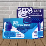 Seda 7-hydroxymitragynine Chewable Tablet 100mg Blue Strawberry BULK CASE DEAL 6 x 6ct Blister Pack = 36 TABLETS