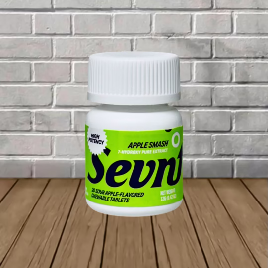 Sevn 7-Hydroxy High Potency Tablet 40mg - Apple Smash -- 20Ct Bottle