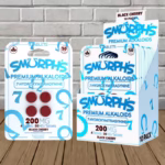 Smurph's 7-Hydroxymitragynine Kratom Extract Tablets 50mg - Black Cherry BULK CASE DEAL 10 x 4ct = 40 Tablets