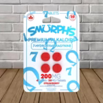 Smurph's 7-Hydroxymitragynine Kratom Extract Tablets 50mg - Strawberry 4ct Single Blister Pack