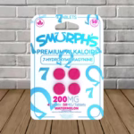 Smurph's 7-Hydroxymitragynine Kratom Extract Tablets 50mg - Watermelon 4ct Single Blister Pack