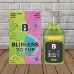 Blinkers Flip THCa Disposable 2g - Green Apple Diesel - Sativa -- Blue Nerdz - Hybrid -- DISPOSABLE