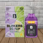 Blinkers Flip THCa Disposable 2g - Tropical Grape - Indica -- Melon Burst - Hybrid -- DISPOSABLE