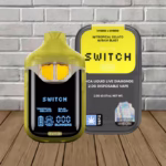 Boutiq Switch Glow THCa Liquid Diamonds Disposable 2g - Tropical Gelato - Hybrid -- Baja Blast - Hybrid -- DISPOSABLE