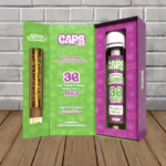 Caps 3G Hash Hole THCp Badder Blunts - Tropical Mango -- Hybrid