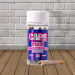 Caps THCP Sugar Prerolls 1g 5ct - Purple Sugar -- Hybrid