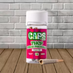 Caps THCP Sugar Prerolls 1g 5ct - Sugar OG -- Indica