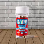 Caps THCP Sugar Prerolls 1g 5ct - Sugar Rush -- Sativa