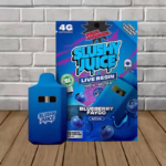 Delta Munchies Slushy Juice Live Resin THCp Delta-8 4g-Blueberry Faygo -- Sativa -- DISPOSABLE
