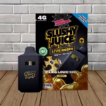 Delta Munchies Slushy Juice Live Resin THCp Delta-8 4g-King Louis Xlll -- Indica -- DISPOSABLE