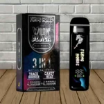 Flying Horse Wild-N-Black 3-in-1 THC Disposable 9g - Track Burner -- Sativa + Candy Heat -- Indica -- DISPOSABLE