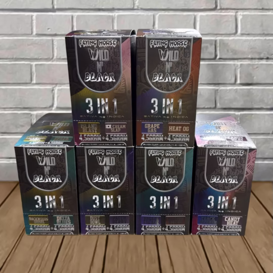 Flying Horse Wild n Black 3 in 1 9g THC Vape