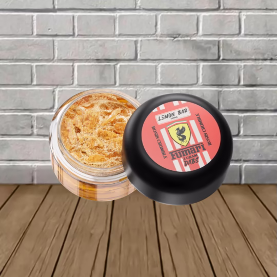 Fumari 2g THCa Rosin Crumble Dabs - Lemon Bar -- Sativa